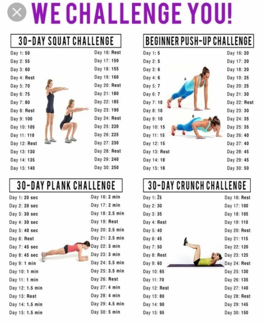 30 day challenge - 4 types in one